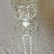 Vintage whisky carafe in transparent glass