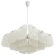 Very large square chandelier J.T. Kalmar with frosted glass panels, Austria, 1960s.