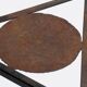 Chaise sculpturale en acier, 1980s