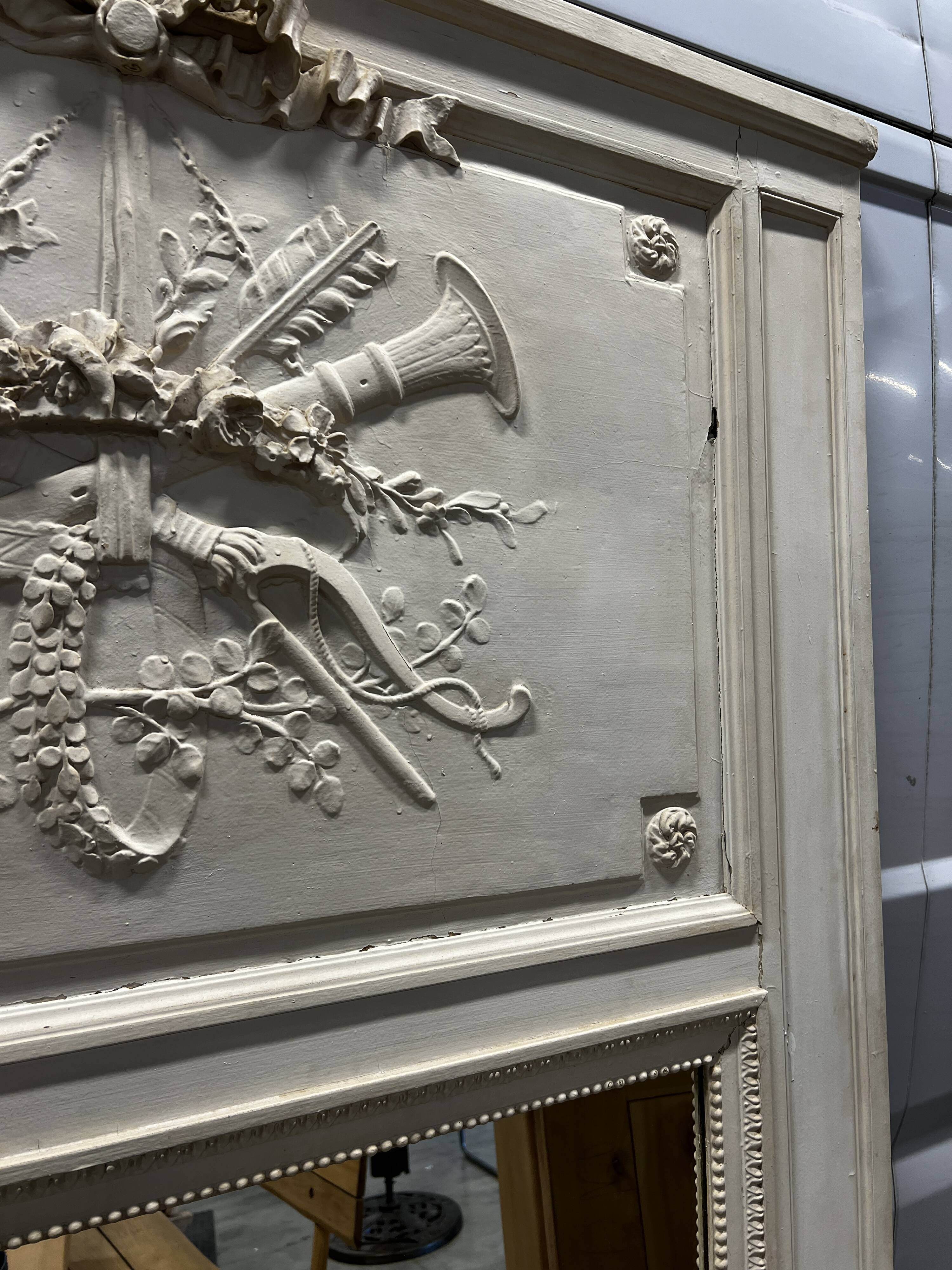 White trumeau, late 19th century