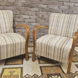 Pair of vintage Scandinavian armchairs 1970