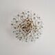 Italian ceiling light in Murano glass, 1970.
