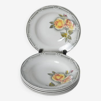 Digoin “Adèle” soup plates