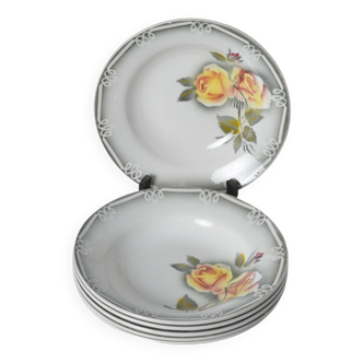 Digoin “Adèle” soup plates