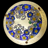 Loys lucha acid-engraved glass hanging