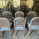 Suite of 6 Louis XVI style chairs signed Gouffé Paris
