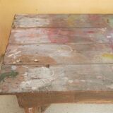 Wooden farm dining table