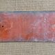 Street plate, embossed letters "rue Saint-Roch" in cast iron, 19th