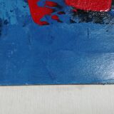 Oil on cardboard signed Massoc, 1960s