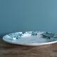 Saint-Amand ironstone dinner plate with anemone green decoration