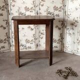 Console Art Déco en chêne – époque 1920-1930