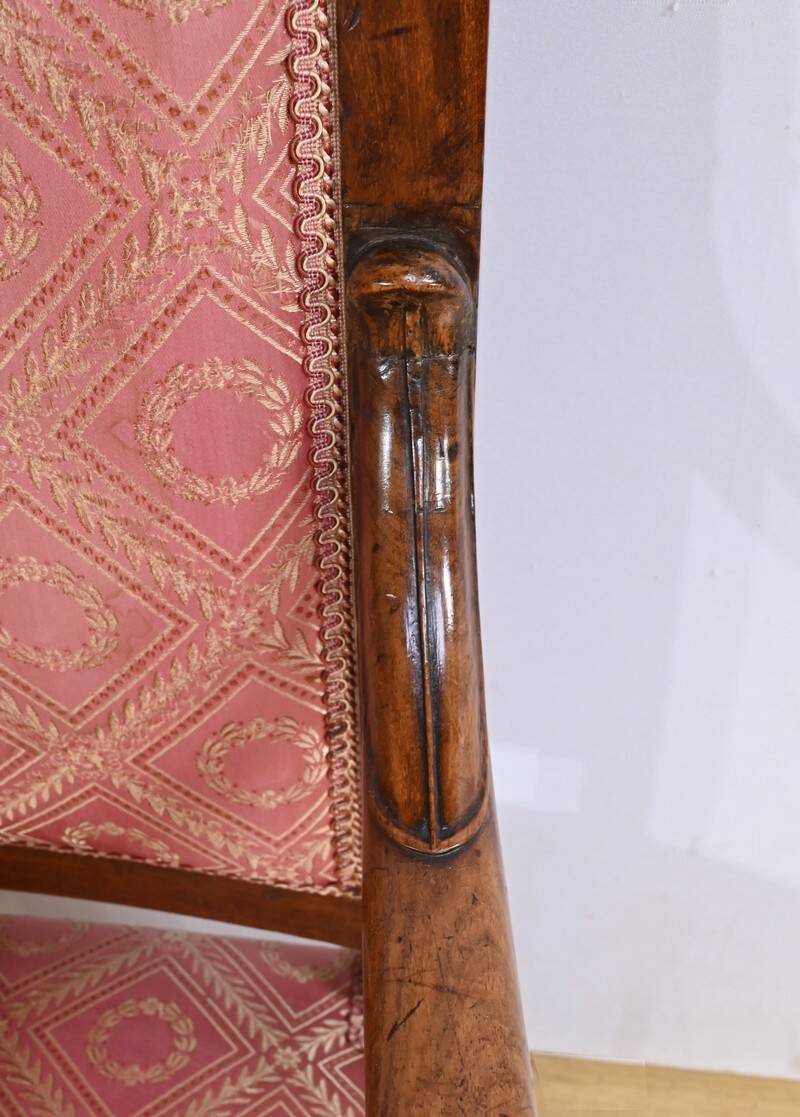 Paire de Fauteuils en Acajou, époque Restauration – Début XIXe