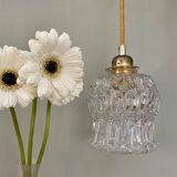 Vintage molded glass globe walker