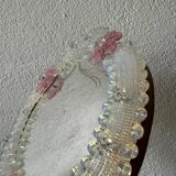 Murano glass psyche mirror from the 50s