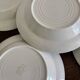 Vintage Longchamp France service – 18 graphic plates from the 1950s.