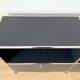 USM Haller sideboard, medium grey RAL 7004, 4 compartments with 2 flaps, Switzerland, 2000s