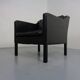 2321 Leather Armchair by Børge Mogensen for AS Fredericia Stolefabrik, Denmark, 1960s