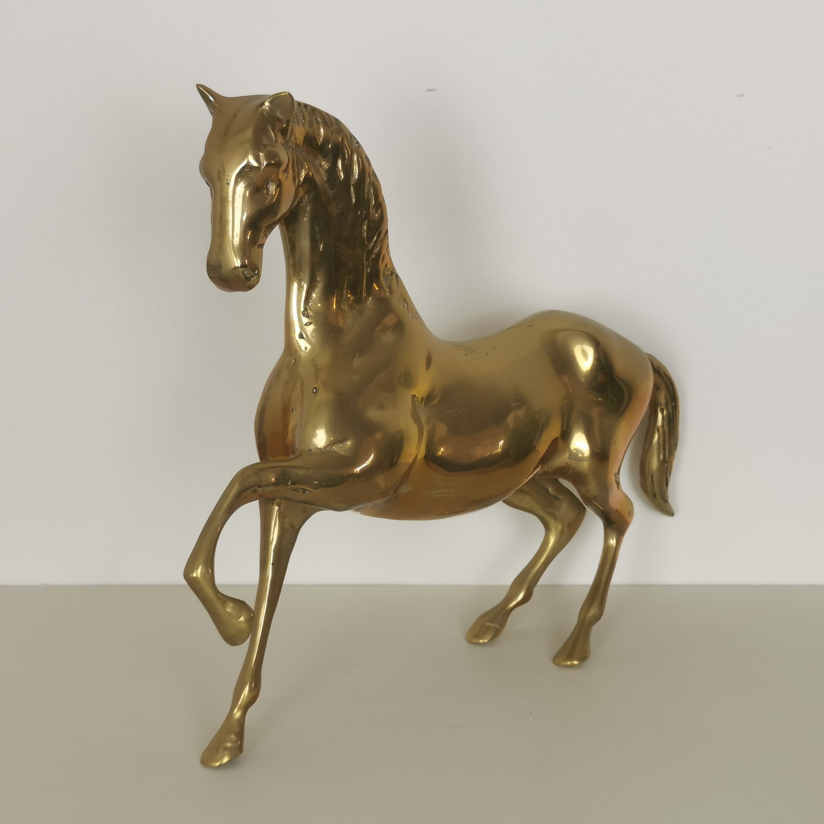 Brass horse
