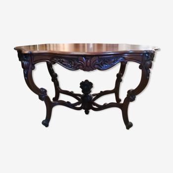 Napoleon III middle table in mahogany
