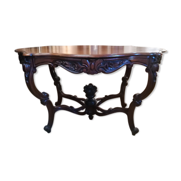 Napoleon III middle table in mahogany