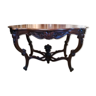 Napoleon III middle table in mahogany