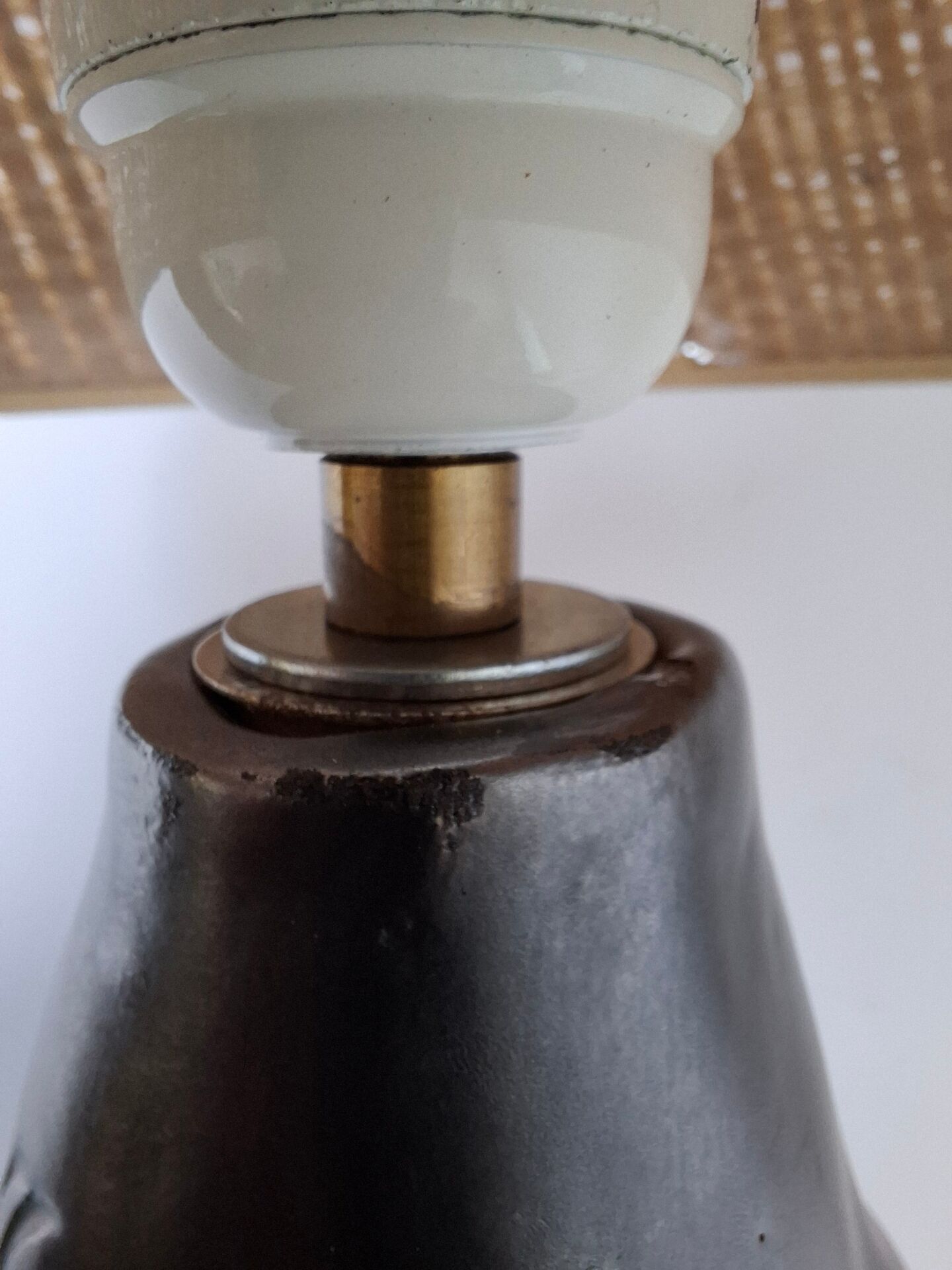 Lampe céramique vintage