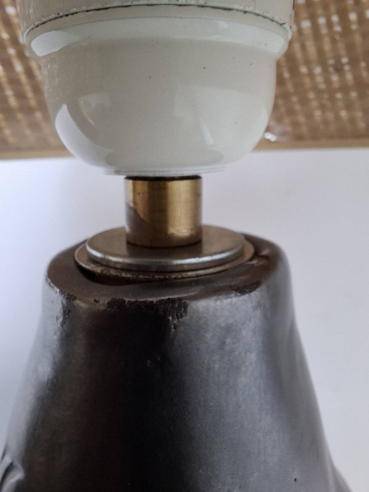 Lampe céramique vintage
