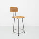 Rattan bar stool by Gian Franco Legler, 1950s