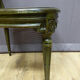 Set of 10 chairs in painted beech and Louis XVI style caning