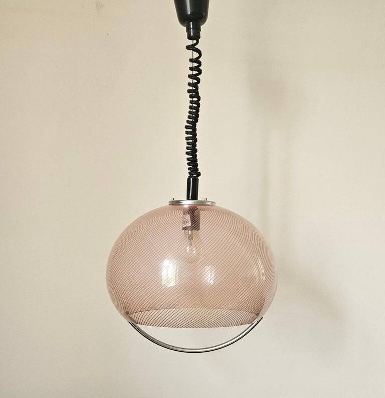 Midcentury Pendant Meblo, designed by Harvey Guzzini, Italy, 1970s