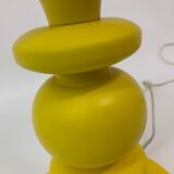 Space age yellow table lamp , 1970's