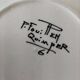 Cup and saucer Paul Fouillen – Quimper – 1950s