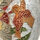 French cloisonne bucket enamelled colored over brass champagne cooler