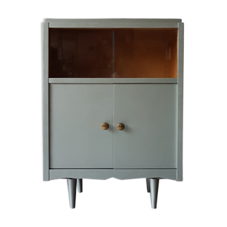 Small metallic green vintage furniture