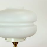 Lampe de table Space Age en métal et verre par Napako, Tchécoslovaquie, années 1970