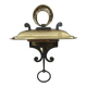 Banci Firenze wall light, gilded and black patinated metal, 1980s