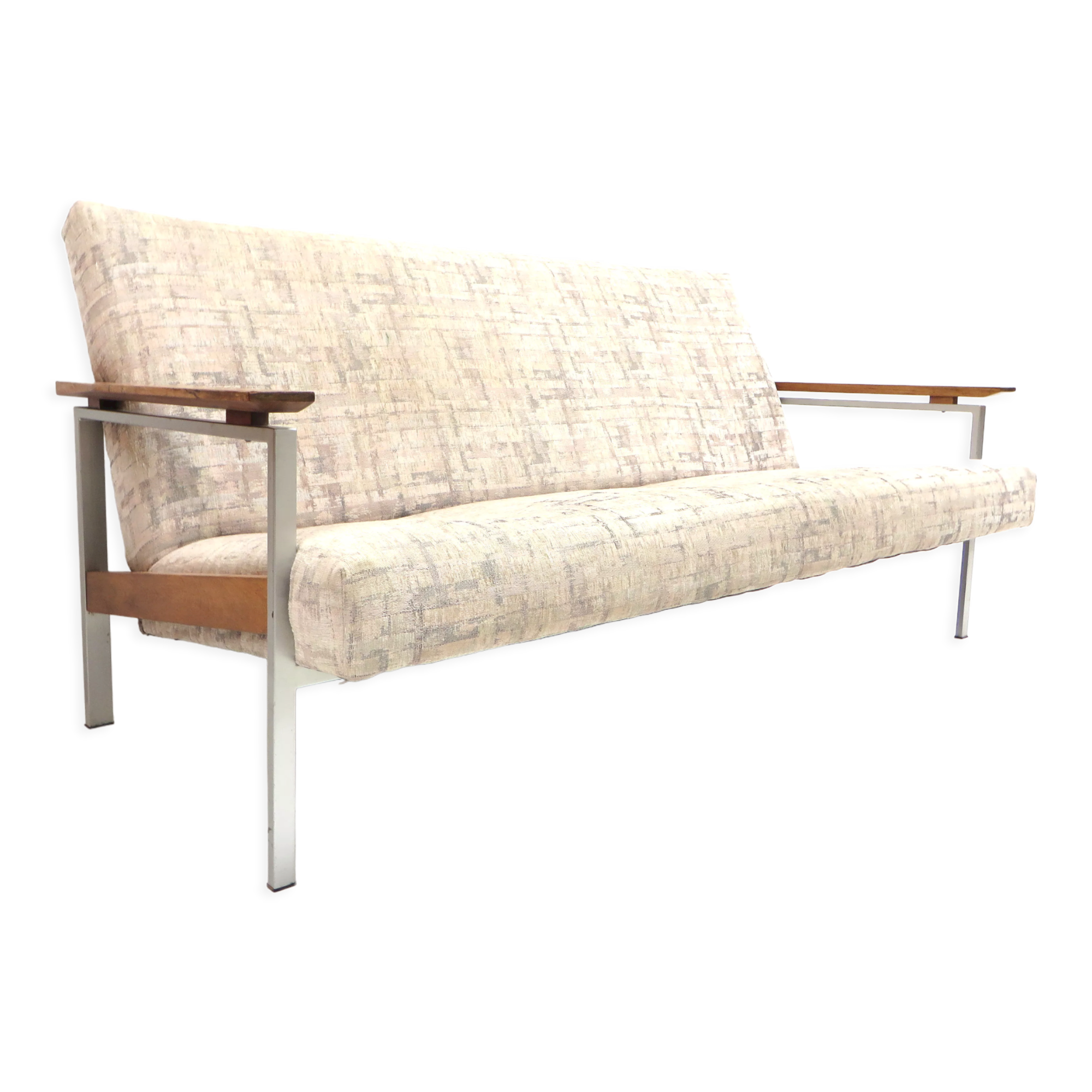 Vintage design sofa from Topform with rio rosewood armrests made in the 1960s