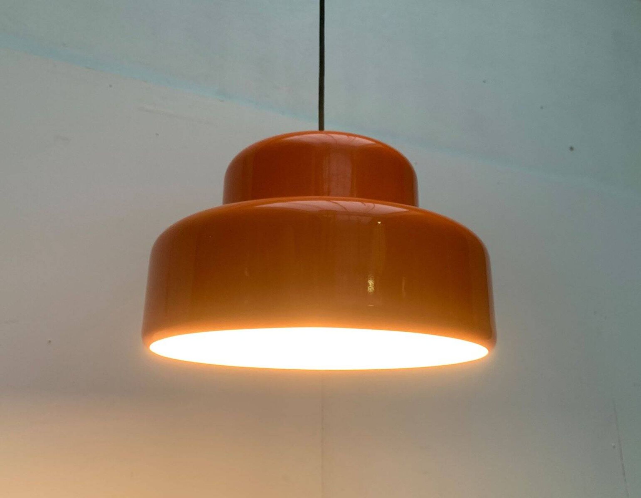 Suspension poker danoise mid-century par Jo Hammerborg pour Fog & Mørup