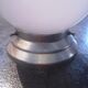 Old ceiling lamp/wall lamp white opaline globe Ø 15 cm Art Deco 1930 TBE