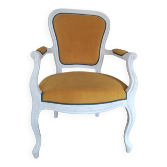 Fauteuil cabriolet style Louis XV
