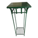 Metal and wood console table