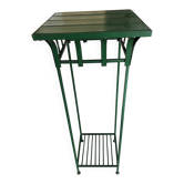 Metal and wood console table
