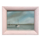 Painting on canvas signed serot