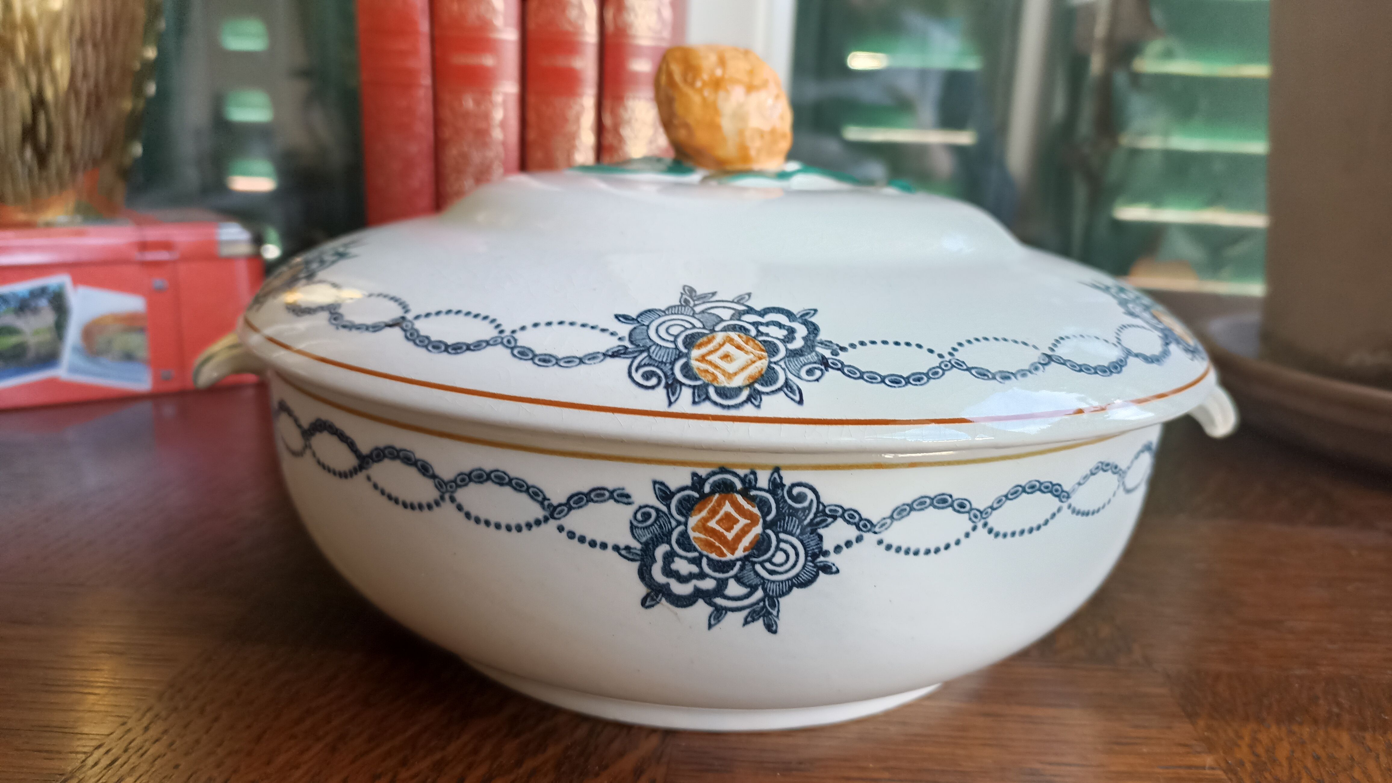 Old vegetable tree in iron earth by Saint-Amand