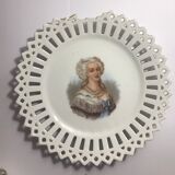 4 openwork plates in Saxony Porcelain