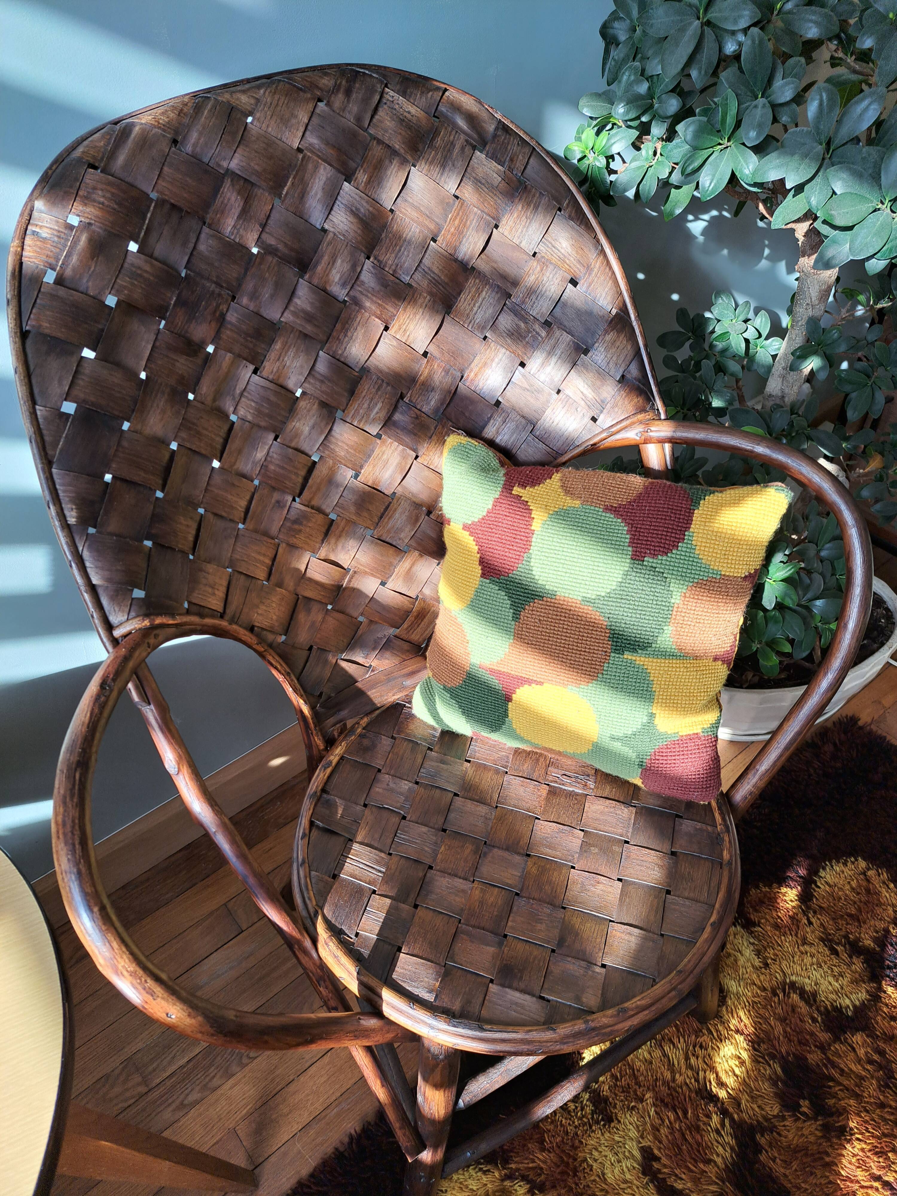 Chestnut armchair from Limousin