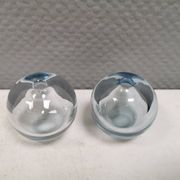 Two small "Rondo" ball vases by Per Lütken for Holmegaard Glassworks 1961