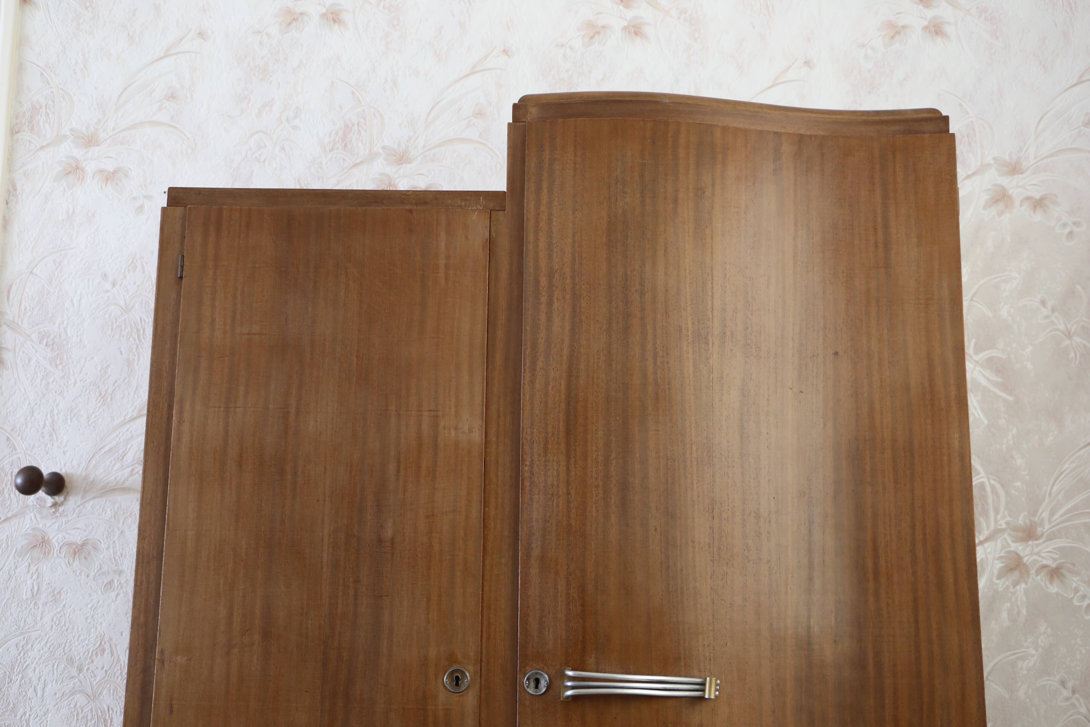asymmetrical art deco wardrobe