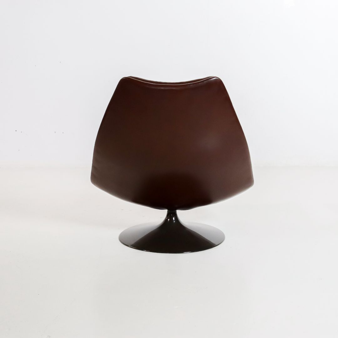 Leather F511 Lounge Chair by Geoffrey Harcourt for Artifort 1960s