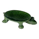 Turtle pocket tray in enameled cast iron signed Castirone France